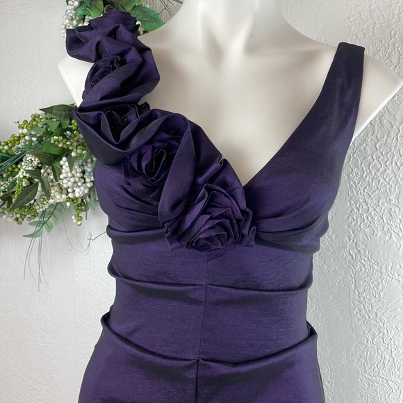 Xscape Womens dress Ruffle puff cocktail dress - Picture 1 of 9